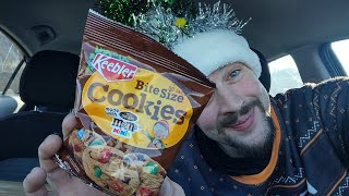 Bite Size Cookies made w MampMs Minis by Keebler Food  Drink Review [upl. by Fraase]