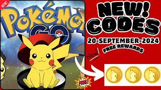 ⚠️SEPTEMBER 2024⚠️ POKEMON GO PROMO CODES 2024  POKEMON GO CODES 2024  CODE POKEMON GO [upl. by Neirad423]