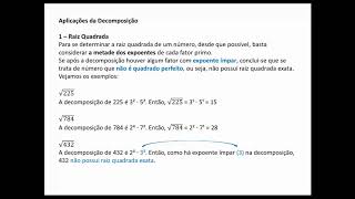 6º ano Aplicações da Decomposição [upl. by Naie]