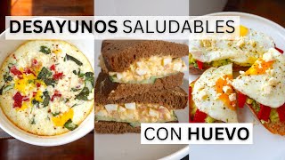 Recetas con Huevo para el Desayuno 🍳 Fácil y Saludable [upl. by Xuagram243]