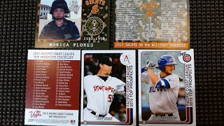 Minor League Monday Final Baseball set 2015 PCL Top Prospects amp San Jose Giants 2017 Military Salute [upl. by Caves2]