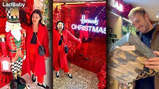 Surprising Dad with Magical Harrods Christmas shop 🤣🎄 [upl. by Charron]