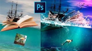 Tutorial Photoshop fotomontaje surrealista  Stiben Morales [upl. by Umont889]