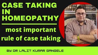 case taking in homeopathy  most important rule of case taking homeopathic case taking [upl. by Nuhsed]