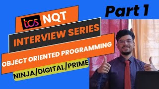 TCS NQT interview preparation Part 1  Object Oriented Programming [upl. by Paehpos]