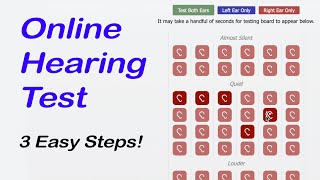 Online Hearing Test in 3 Easy Steps [upl. by Ledif]