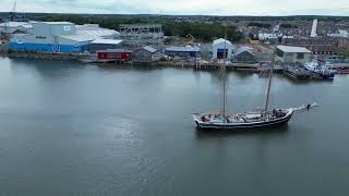 William ll sailing Ship Blyth Northumberland uk [upl. by Alonzo]