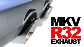 APR MKV R32 RSC Catback Exhaust System [upl. by Quint3]