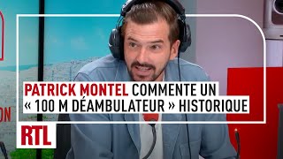 Patrick Montel commente un quot100 m déambulateurquot historique [upl. by Nwahsed807]