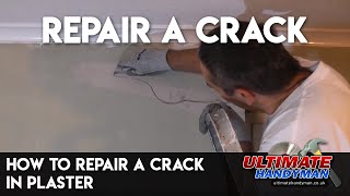 How to repair a crack in plaster [upl. by Machos]