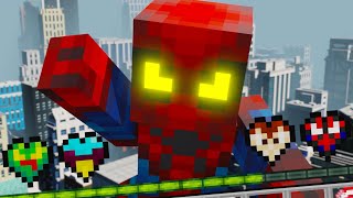 Minecraft but Spiderman Custom Hearts [upl. by Nnaylime209]