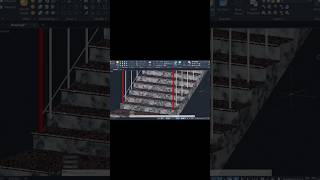 Railway Stairs 3D Model Basic design tecnology cad [upl. by Jaymie]