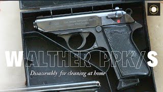 Walther PPK 22 Disassembly for cleaning at home [upl. by Rodolfo]