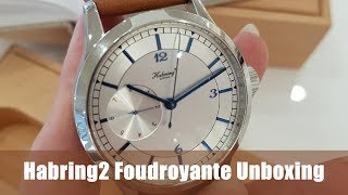 Habring2 Foudroyante watch  The unboxing [upl. by Nodnorb468]