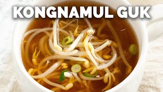 Korean Bean Sprout Soup – Kongnamul Guk [upl. by Loats148]