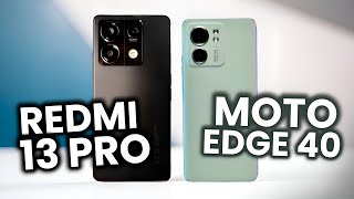 Motorola Edge 40 vs Redmi Note 13 Pro 5G ¿Cuál Comprar [upl. by Anerev]