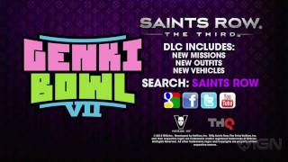 Saints Row 3 Genkibowl VII  DLC Trailer [upl. by Sivatco]