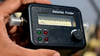 Analog Satellite Finder Meter सैटेलाइट फाईन्डर मीटर डिश अलाइन इन हिंदी [upl. by Lexa]