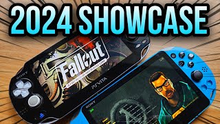 Ultimate Modded Ps Vita 2024 Showcase  Homebrew Ports Official Games PSP PS1  MUCH MORE [upl. by Socher258]