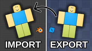 HOW TO IMPORT ROBLOX STUDIO MODELS TO BLENDER [upl. by Christiansen287]