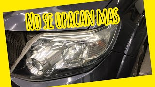 Como RESTAURAR de FORMA DEFINITIVA los FAROS AMARILLENTOS de tu AUTO [upl. by Novaat]