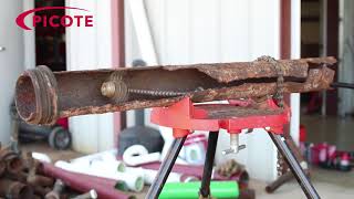 Picote Smart Spider Descaling Damaged Pipe Demo [upl. by Naitsirhk]