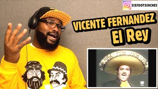 Vicente Fernández  El Rey  En Vivo  REACTION [upl. by Nafis]