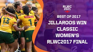 Australia Jillaroos edge past New Zealand in classic Rugby League World Cup 2017 game  RLWC2021 [upl. by Aduhey]