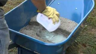 How to Hand Mix QUIKRETE® Concrete [upl. by Tankoos224]