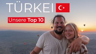 TÜRKEI TOP 10 Spots für Deinen Türkei Urlaub  Highlights der Türkei Rundreise Roadtrip [upl. by Ateiluj607]