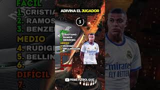 Adivina el Jugador del Real Madrid Difícil ⭐ adivinaeljugador footballquiz trivia realmadrid [upl. by Nerb280]