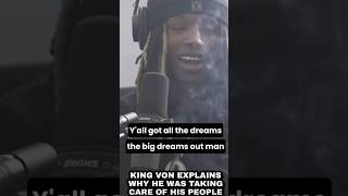 King Von tells the reason he gave money out to oblock members kingvon oblock lildurk [upl. by Harod878]