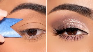 How To Easily Create ANY Eyeshadow Look using Tape Stencil Technique [upl. by Lunt]