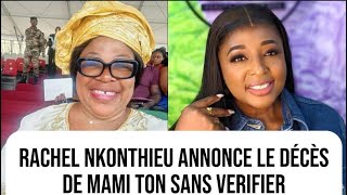 Rachel Nkonthieu annonce le décès de Mami Ton sans même aller à l’hôpital Aïcha Kamoise a encore… [upl. by Korenblat]