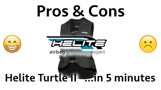 Pros and Cons of the Helite Turtle 2 Airbag [upl. by Doe]