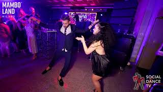 Panagiotis amp Carmen Ambrosio  Salsa Social Dancing  Mamboland Milano 2019 [upl. by Nayar]