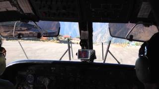 Lukla Airport take off video Cockpit Dornier 228 [upl. by Berthoud313]