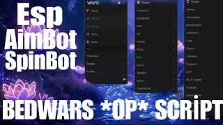 BedWars 🛏️  Script 👨🏿‍💻  AimBot SpinBot Esp [upl. by Romine]