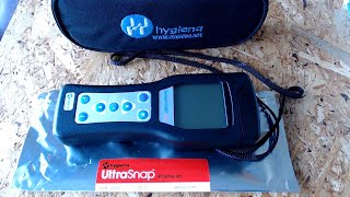 ULTRASNAP Surface contamination ATP testing Using a Hygiena System Sure Plus Luminometer [upl. by Deb]