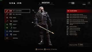 Witcher 3  Legendary Grandmaster Wolven Armor Set All Black [upl. by Yblehs643]