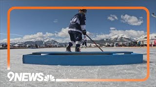 Pond hockey tournament set to begin at Dillon Reservoir [upl. by Moynahan]