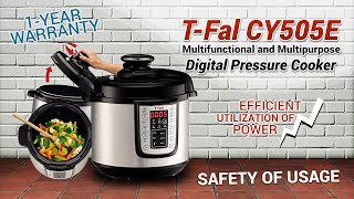 TFal CY505E Multifunctional and Multipurpose Digital Pressure Cooker [upl. by Andreas748]