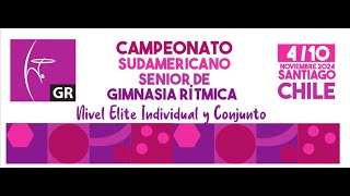 CAMPEONATO y COPA SUDAMERICANA SENIOR DE GIMNASIA RITMICADIA1 [upl. by Jarrid]