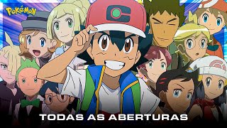 Todas as Aberturas de Pokémon em Português 19992022  PTPT [upl. by Asiela479]