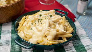 Gooey FOUR CHEESE CASARECCA PASTA  Recipesnet [upl. by Ardelis867]