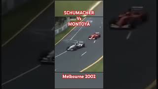 Schumacher Vs Montoya  Melbourne 2002 F1 [upl. by Erdah]