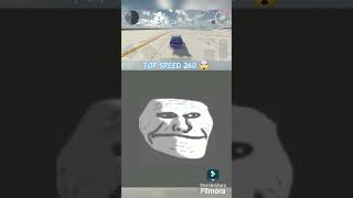 trollface Car top speed test wait for the end 🤯 audi audirs viralshort drivezoneonline [upl. by Haliled]