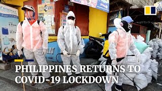 Philippines returns to Covid19 lockdown as infections soar to record highs [upl. by Attesor]