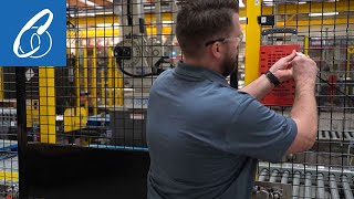 LockOut TagOut Safety Feature on all Robotic Palletizing Systems [upl. by Ivonne]