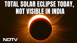 Solar Eclipse In India  Total Solar Eclipse Today Not Visible In India [upl. by Bonnibelle]